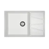 Кухонная мойка Granfest Vertex 780L (780*500) Иней
