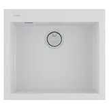 Кухонная мойка Paulmark Decoration 56 (560*500) Белый матовый WH