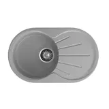 Кухонная мойка Granfest Rondo 750L (746*455) Серый