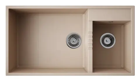 Кухонная мойка Omoikiri Tedori 85-2-U-SA (4993942) Бежевый