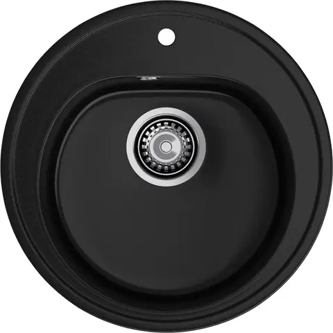Кухонная мойка Granfest Rondo 510 (D508) Черный