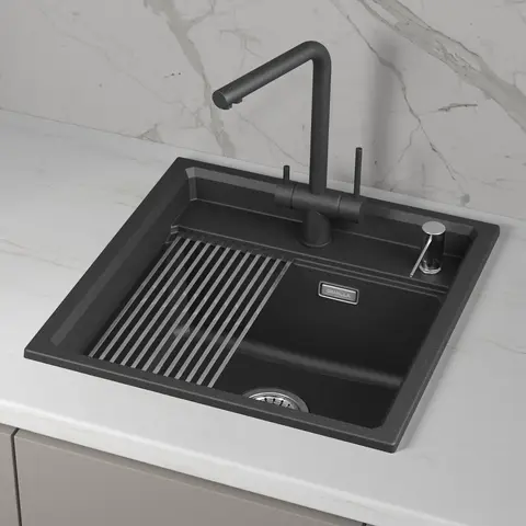 Кухонная мойка Granula KS-5002i (500*510) Черный
