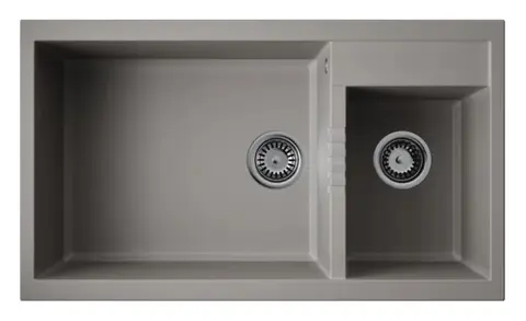 Кухонная мойка Omoikiri Tedori 86-2-LB-GR (4993573) Leningrad Grey