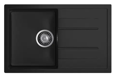 Кухонная мойка Granfest Quadro 780L (770*495) Черный