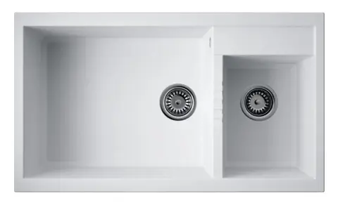 Кухонная мойка Omoikiri Tedori 86-2-LB-WH (4993935) Белый