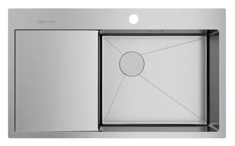 Кухонная мойка Omoikiri Akisame 86-IN-R Side (4997042) нержавеющая сталь