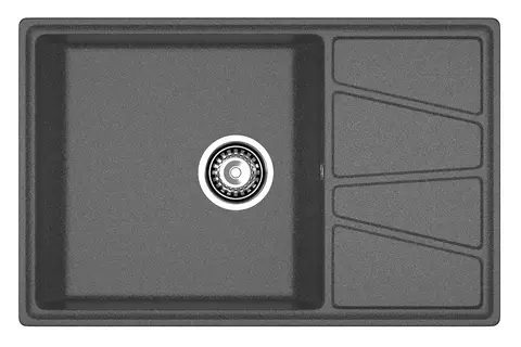 Кухонная мойка Granfest Vertex 780L (780*500) Графит