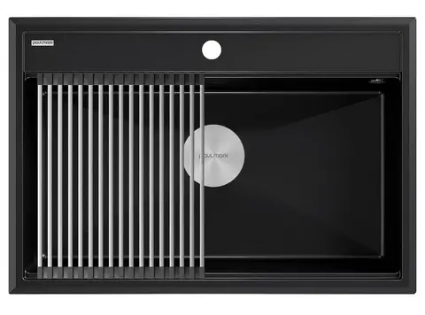 Кухонная мойка Paulmark Stepia 80 (750*510) Черный (418/BLM)
