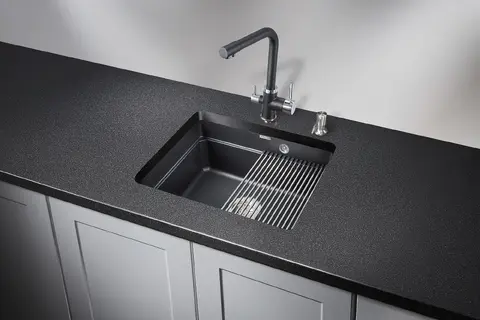 Кухонная мойка Granula KS-5501U (550*450) Шварц