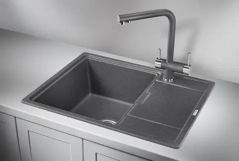 Кухонная мойка Granula GR-6503 (650*500) Графит