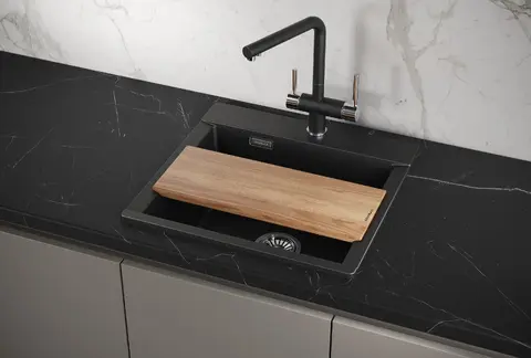 Кухонная мойка Granula ES-5201 (520*500) Шварц