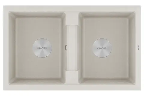 Кухонная мойка Paulmark Tandem 80/2 (810*500) Серый GR