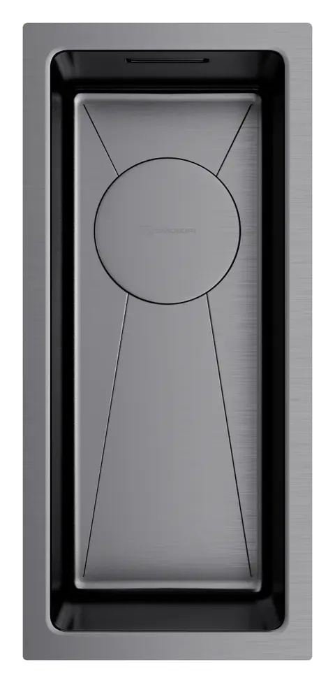 Кухонная мойка Omoikiri Taki 20-U/IF-GM (4973105) вороненая сталь