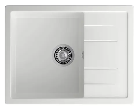 Кухонная мойка Granfest Quadro 650L (650*500) Иней
