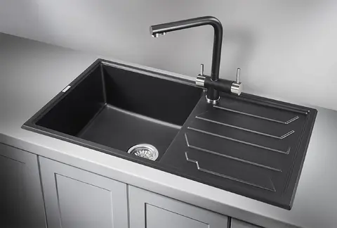 Кухонная мойка Granula GR-8601 (860*500) Шварц